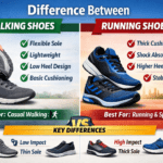 Difference Between Walking Shoes and Running Shoes